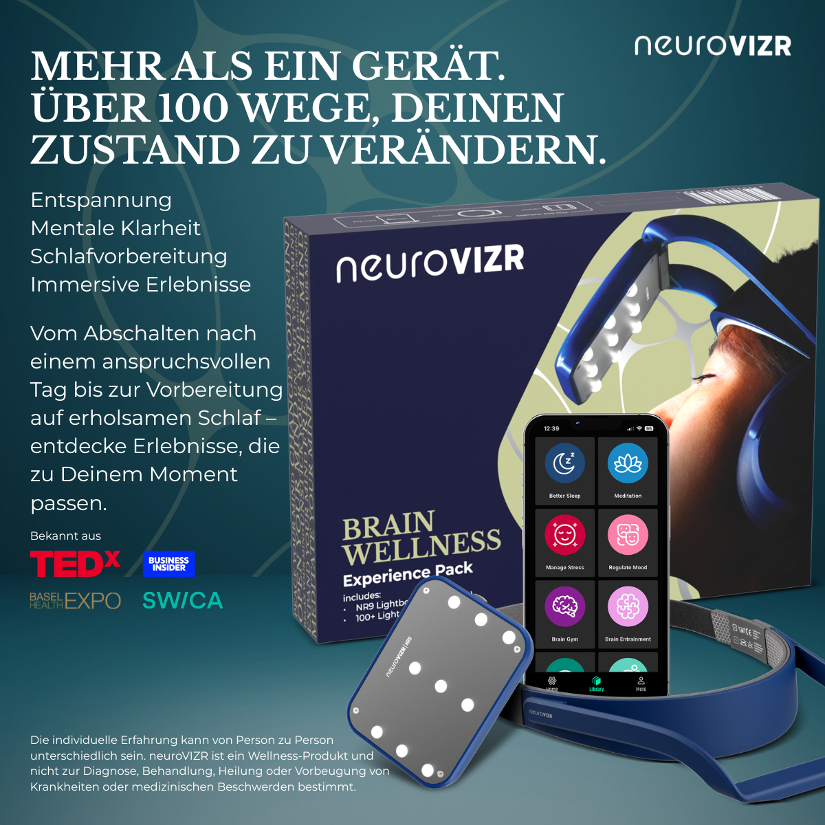 neuroVIZR Experience Kit "Classic" (White Light)