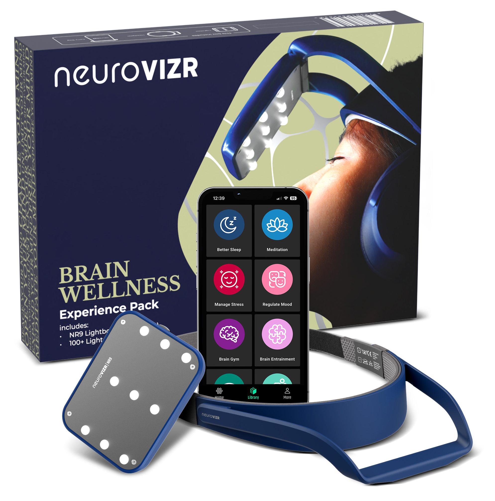 neuroVIZR - Gerät zur Gehirngesundheit und Entspannung
