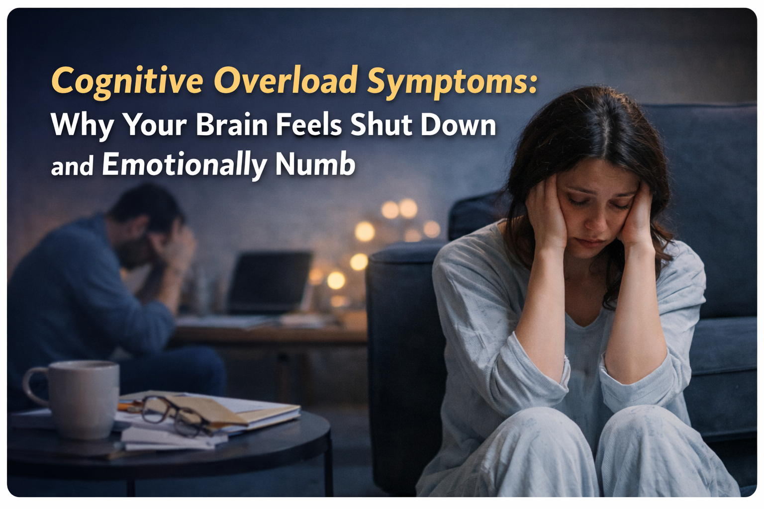 Cognitive Overload Symptoms: Why Your Mind Feels Shut Down and Emotionally Numb