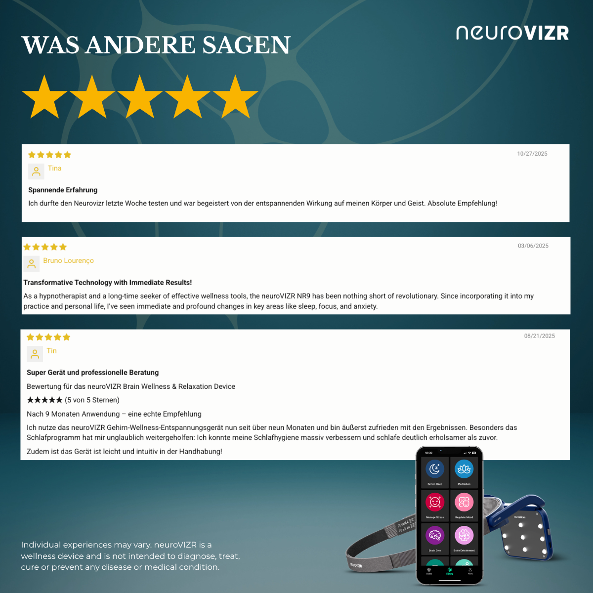 neuroVIZR Experience Kit "Classic" (White Light)